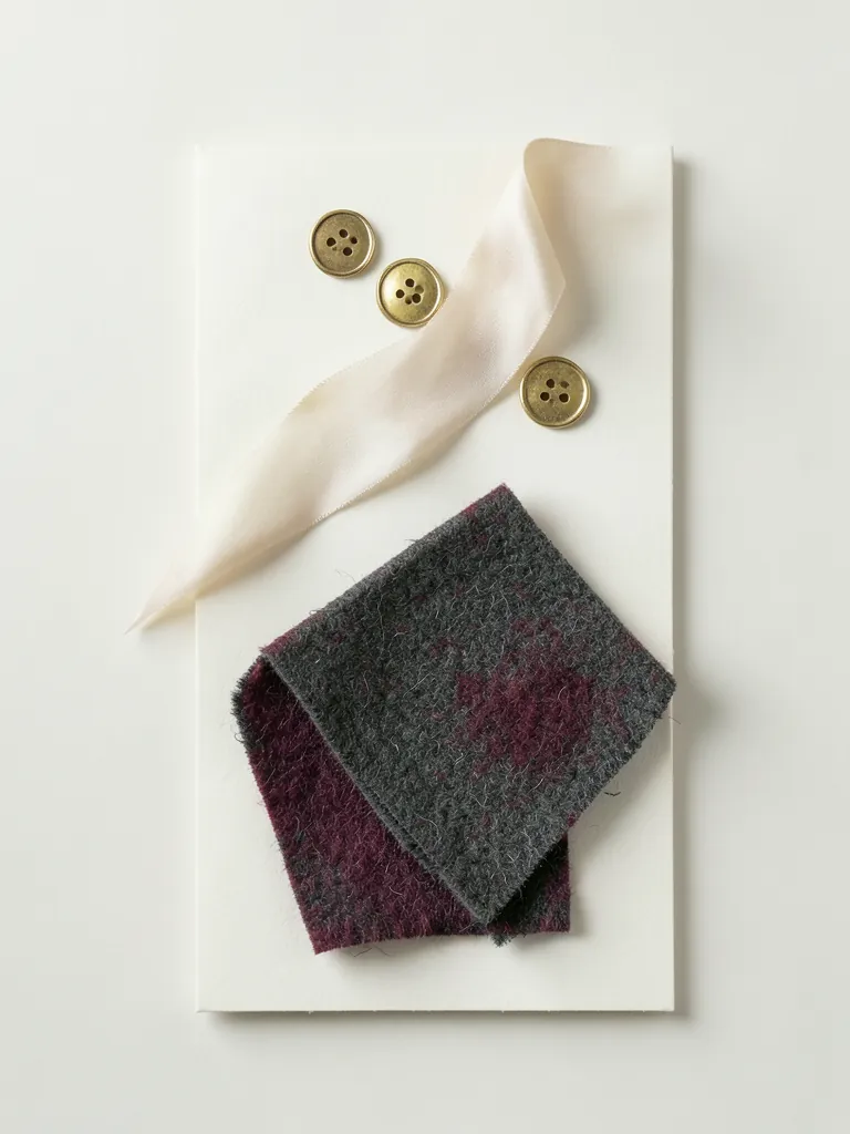Gold jewellery over bone silk and slate wool